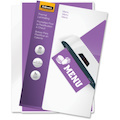 Fellowes Glossy Pouches - Menu, 3 mil, 25 pack