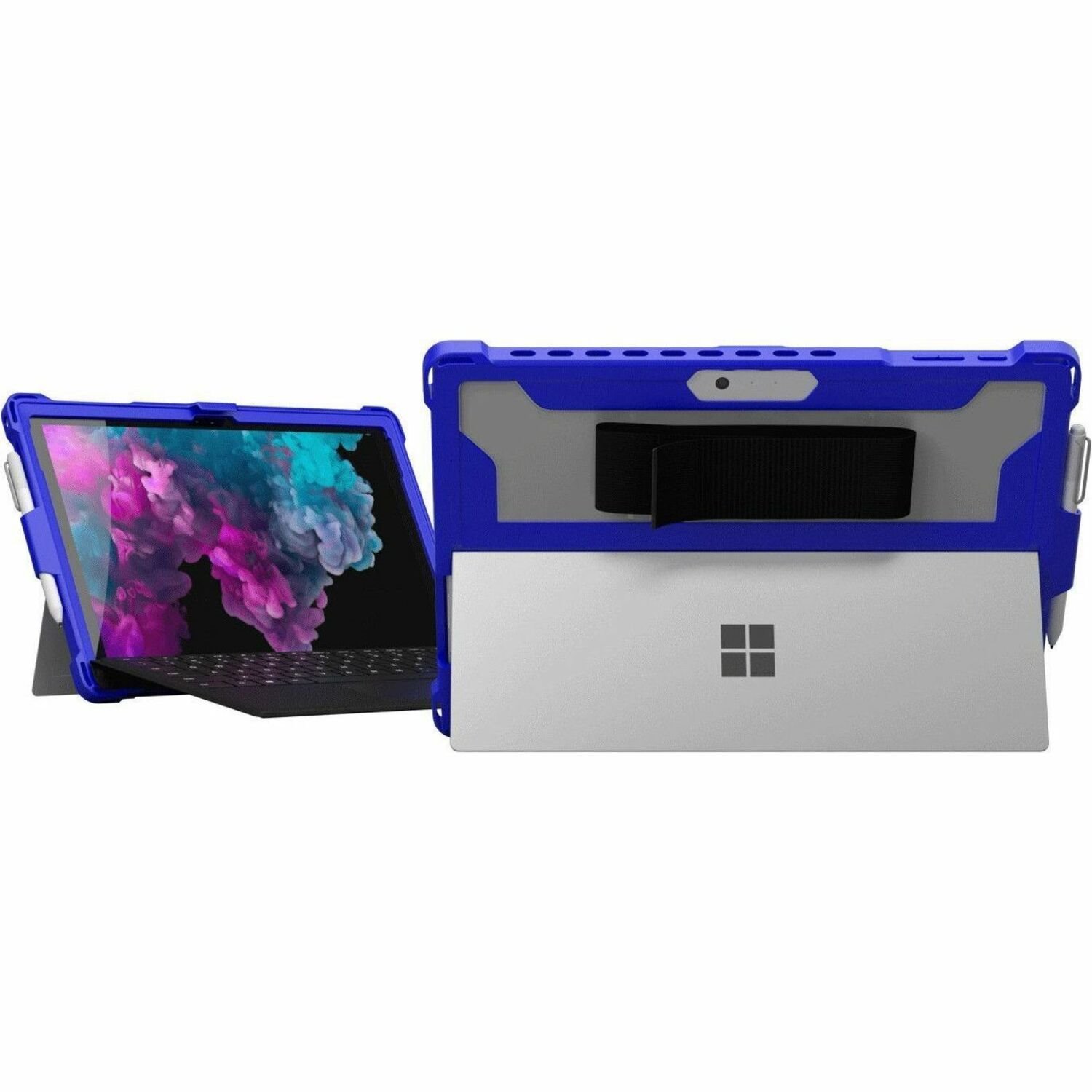 Extreme Shell for Microsoft Surface Pro 5/6/7 12.3" Open Kickstand Design (Blue)