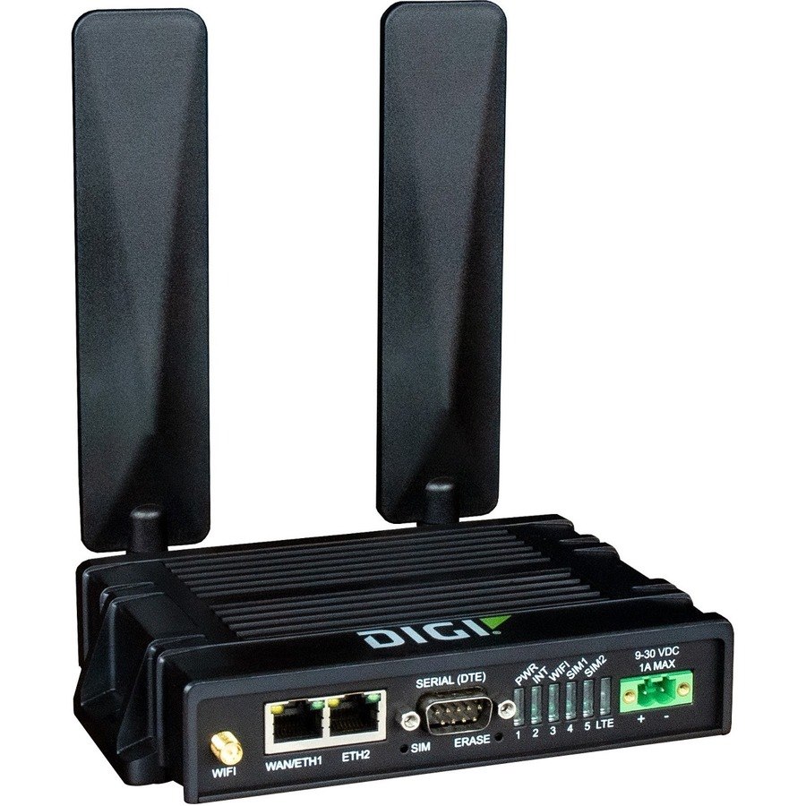 Digi IX20 Wi-Fi 5 IEEE 802.11ac 2 SIM Cellular, Ethernet Modem/Wireless Router