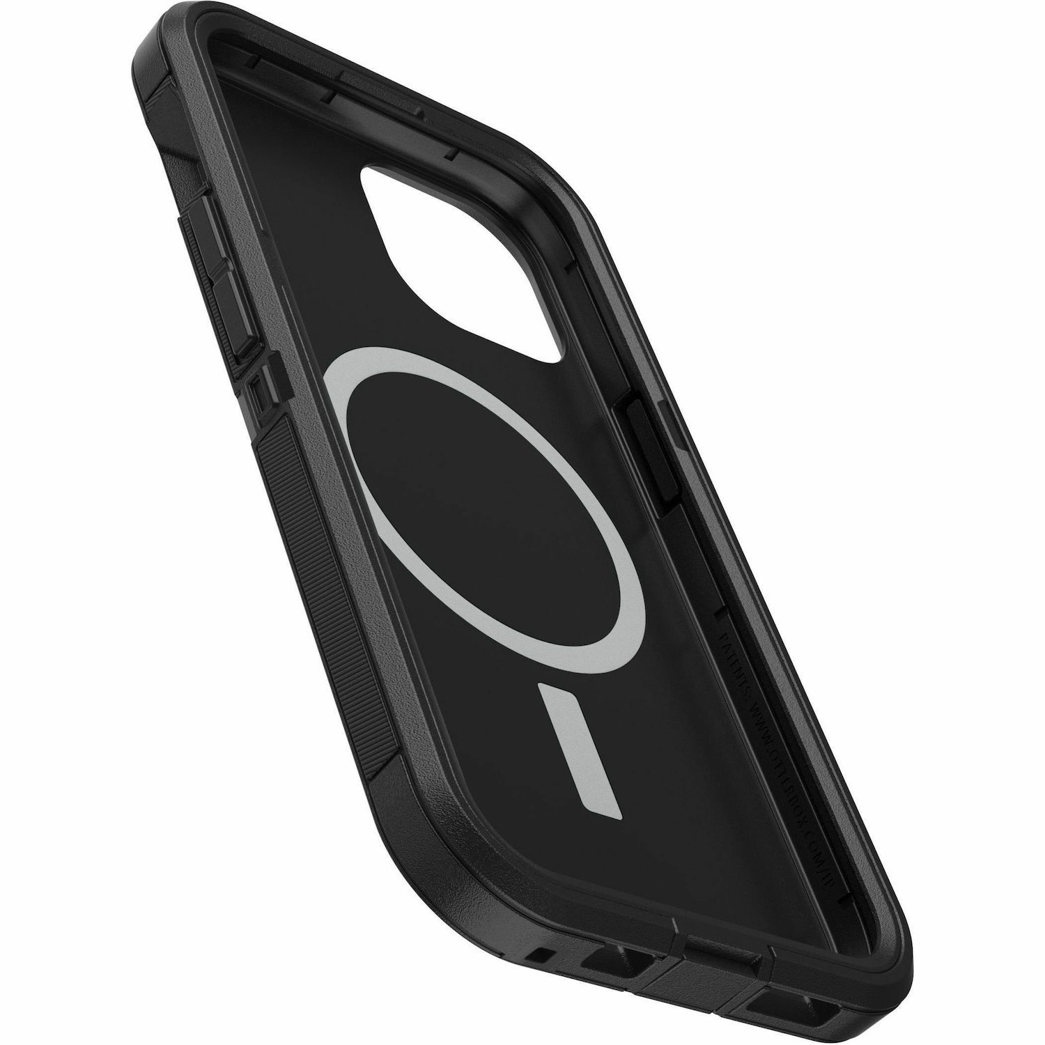 OtterBox Defender Series XT Rugged Carrying Case Apple iPhone 13, iPhone 14, iPhone 15 Smartphone - Black