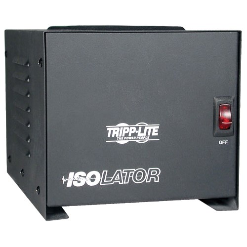 Tripp Lite by Eaton Isolator Series 120V 1000W Isolation Transformer-Based Power Conditioner, 4 Outlets, TAA