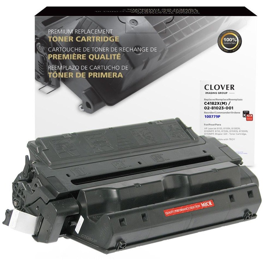 Clover Imaging Remanufactured MICR Toner Cartridge for HP C4182X, TROY 02-81023-001