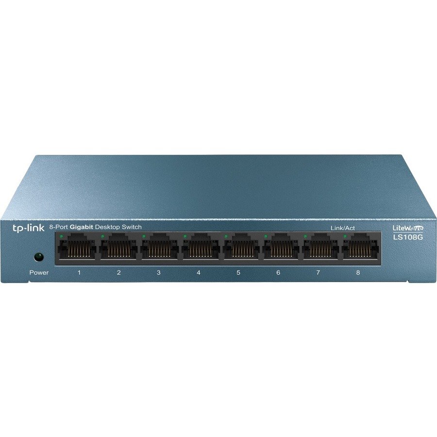 TP-Link LiteWave LS108G 8 Ports Ethernet Switch - Gigabit Ethernet - 10/100/1000Base-T