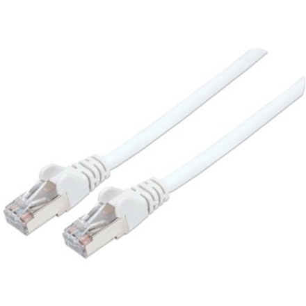 Network Patch Cable, Cat6, 2m, White, Copper, S/FTP, LSOH / LSZH, PVC, RJ45, Gold Plated Contacts, Snagless, Booted, Lifetime Warranty, Polybag