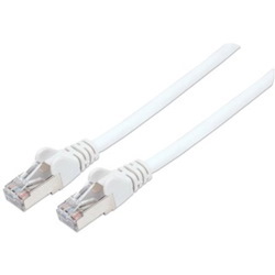 Network Patch Cable, Cat6, 1m, White, Copper, S/FTP, LSOH / LSZH, PVC, RJ45, Gold Plated Contacts, Snagless, Booted, Lifetime Warranty, Polybag