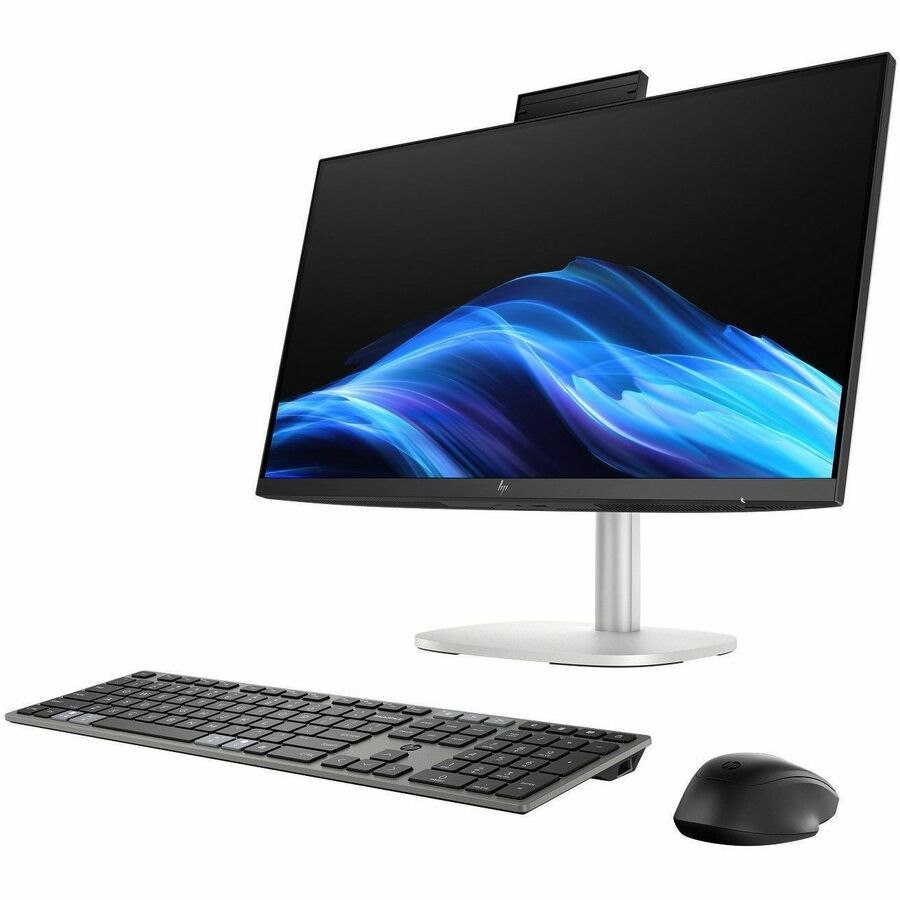 HP EliteStudio 8 AiO G1i All-in-One Computer - Intel Core Ultra 7 265 - vPro Technology - 32 GB - 1 TB PCI Express NVMe SSD - 60.5 cm (23.8") Full HD Touchscreen - Desktop - Pike Silver