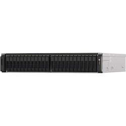 QNAP TS-H2490FU-7302P-128G 24 x Total Bays SAN/NAS Storage System - 5 GB Flash Memory Capacity - AMD EPYC 7302P Octa-core (8 Core) 3.10 GHz - 128 GB RAM - DDR4 SDRAM - 2U Rack-mountable