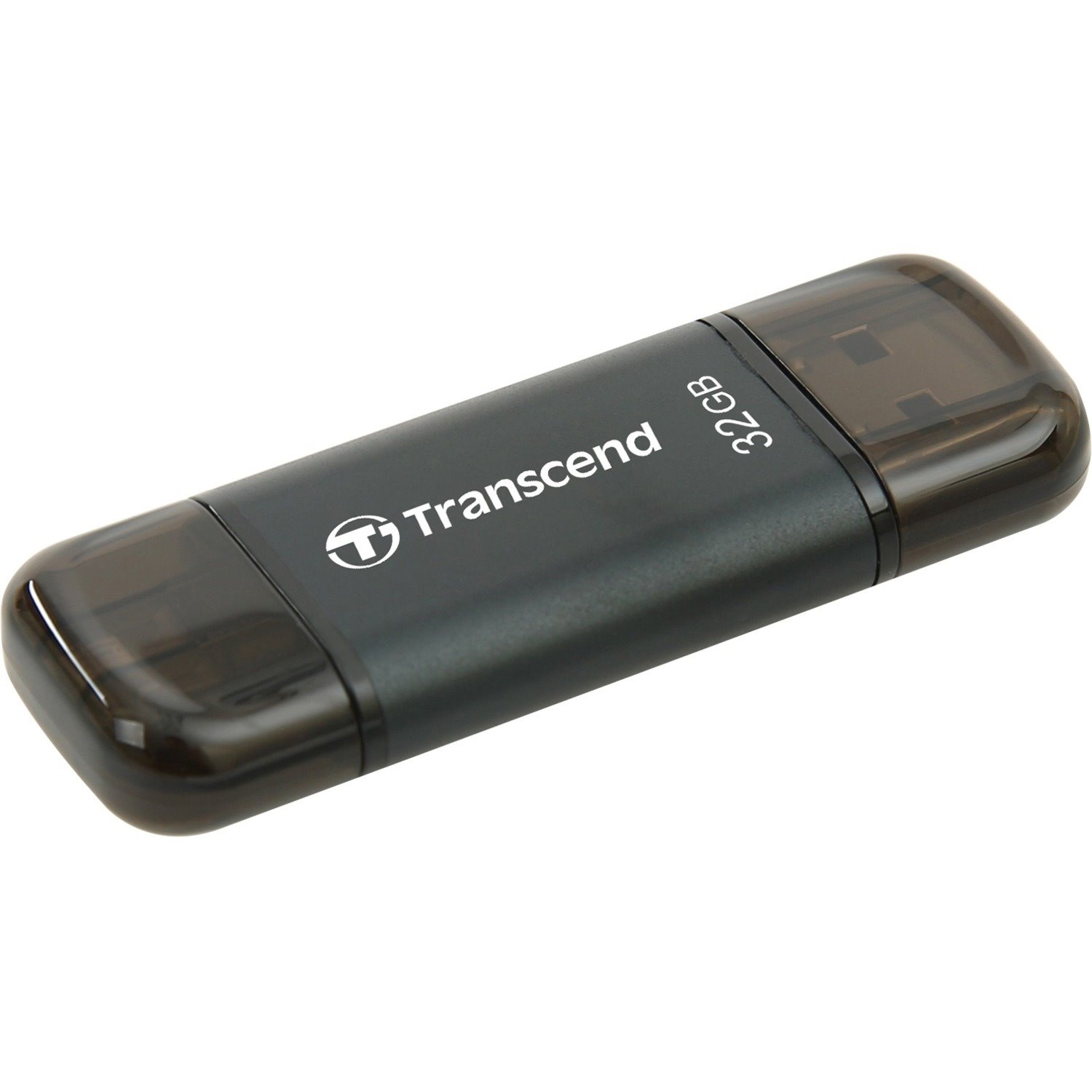 Transcend JetDrive Go 300 32 GB Lightning, USB 3.1 Flash Drive - Black