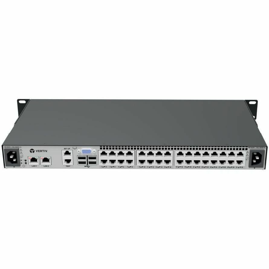 Vertiv Avocent MergePoint Unity 2 MPU2-4032DAC-400, Enterprise KVM-over-IP Switch, 32-Port, 4 Digital Path, Advanced Security, IT Remote Access, 1U