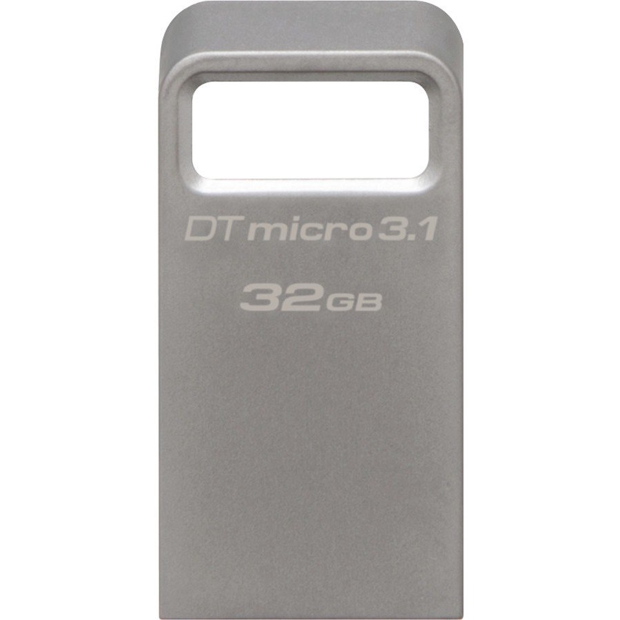 Kingston 32GB DTMicro USB 3.1/3.0 Type-A Metal Ultra-compact Flash Drive