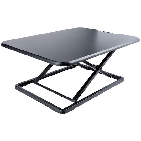 StarTech.com Standing Desk Converter for Laptop, Up to 8kg/17.6lb, Height Adjustable Laptop Riser, Table Top Sit Stand Desk Converter