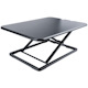 StarTech.com Standing Desk Converter for Laptop, Up to 8kg/17.6lb, Height Adjustable Laptop Riser, Table Top Sit Stand Desk Converter