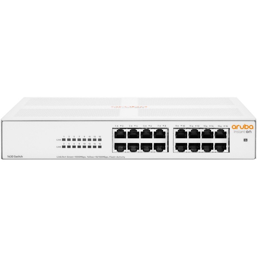 HPE Instant On 1430 16 Ports Ethernet Switch - Gigabit Ethernet - 10/100/1000Base-T