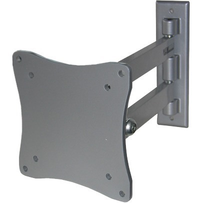 Newstar TV/Monitor Wall Mount (2 pivots & tilt) for 10"-27" Screen - Silver