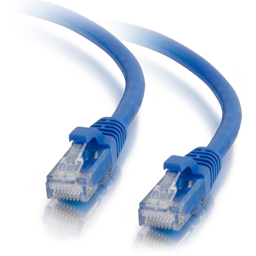 C2G 1ft Cat5e Ethernet Cable - Snagless Unshielded (UTP) - Blue