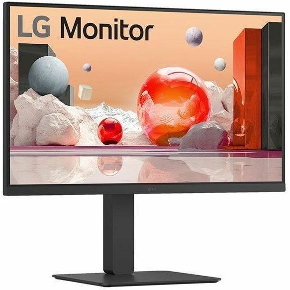 LG 27BA850-B 27" Class Webcam Full HD LCD Monitor - 16:9 - Matte Black