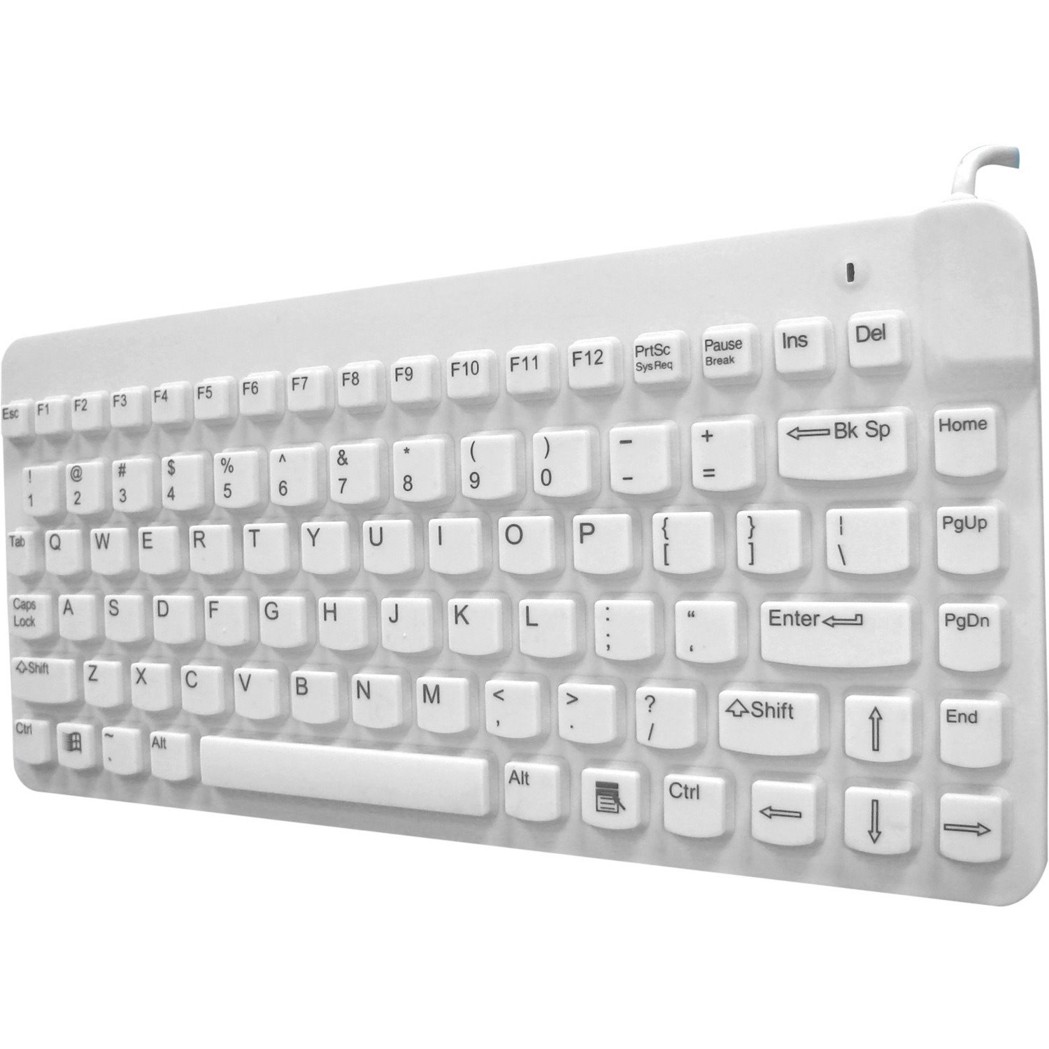 Man & Machine Premium Waterproof Disinfectable Silent 12" Keyboard