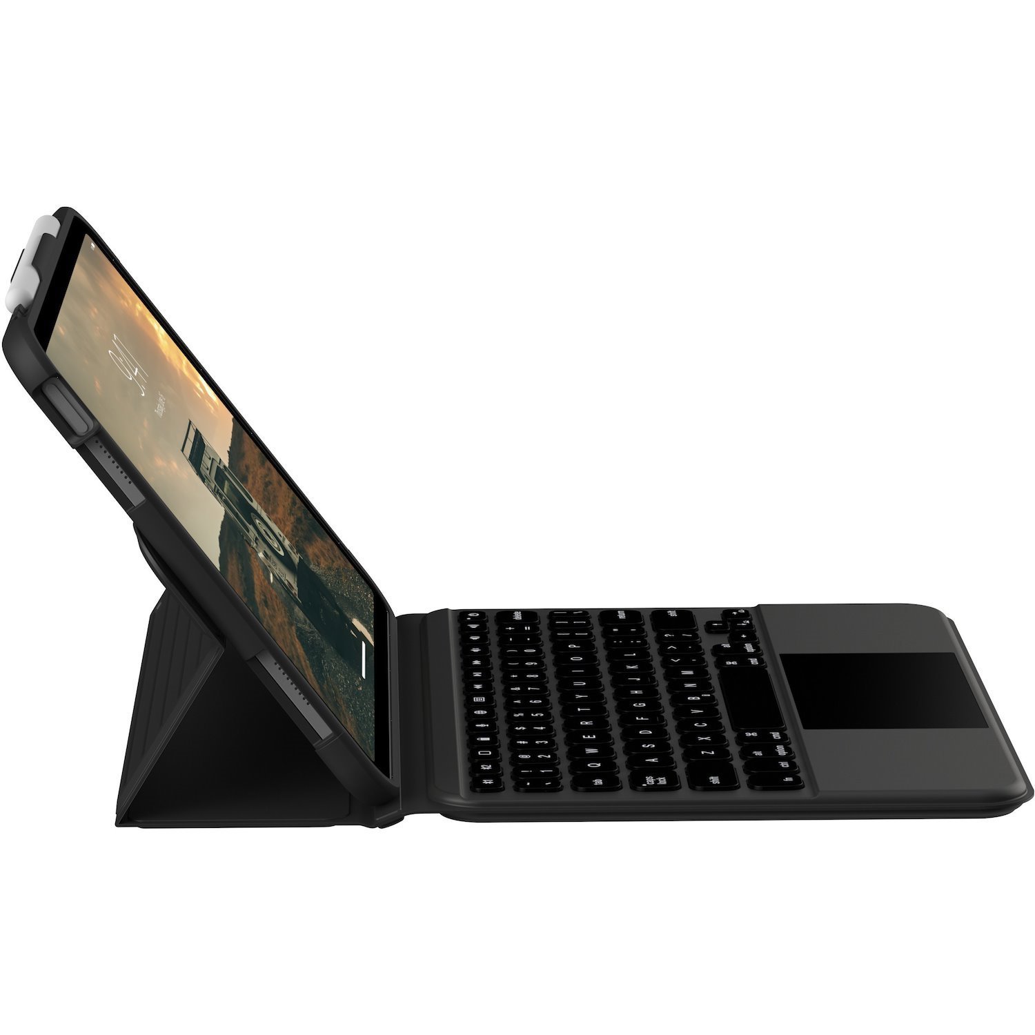 Urban Armor Gear Rugged Keyboard/Cover Case (Folio) for 10.9" Apple iPad (11th Generation), iPad (10th Generation), iPad (2022) Tablet - Black