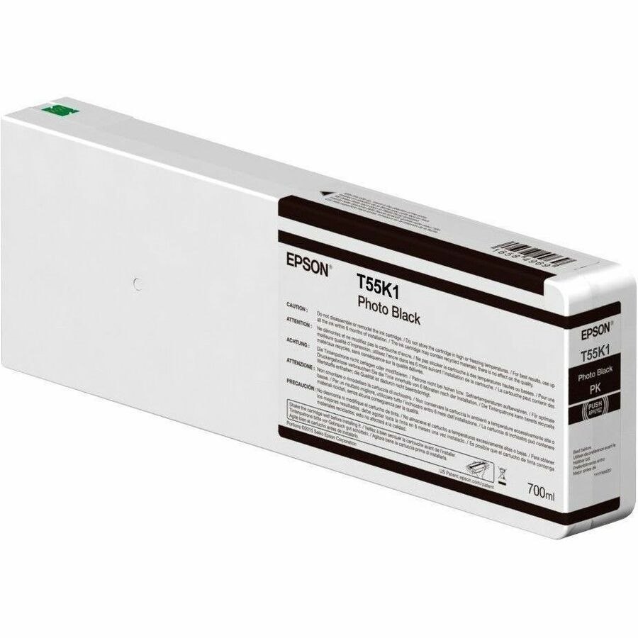 Epson UltraChrome HDX/HD T55K100 Original Inkjet Ink Cartridge - Single Pack - Pigment Photo Black - 1.0 Pack