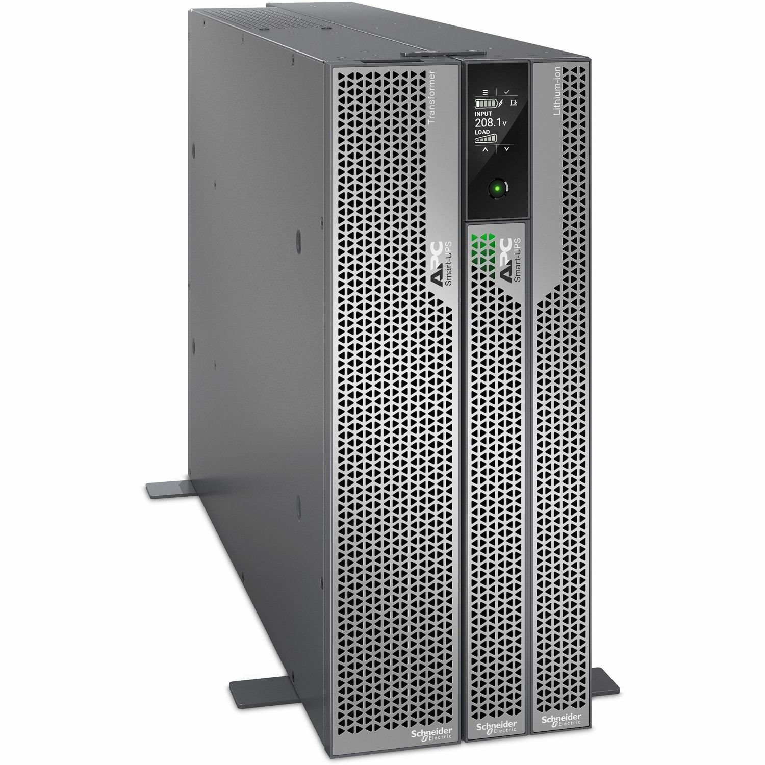 APC Smart-UPS Ultra 5000VA, 208V, LCD, Tower w/okit, 8x 5-20R & 4x L6-20R & 2x L6-30R & 1x L14-30R NEMA outlets, w/transfo 208/240V to 120V