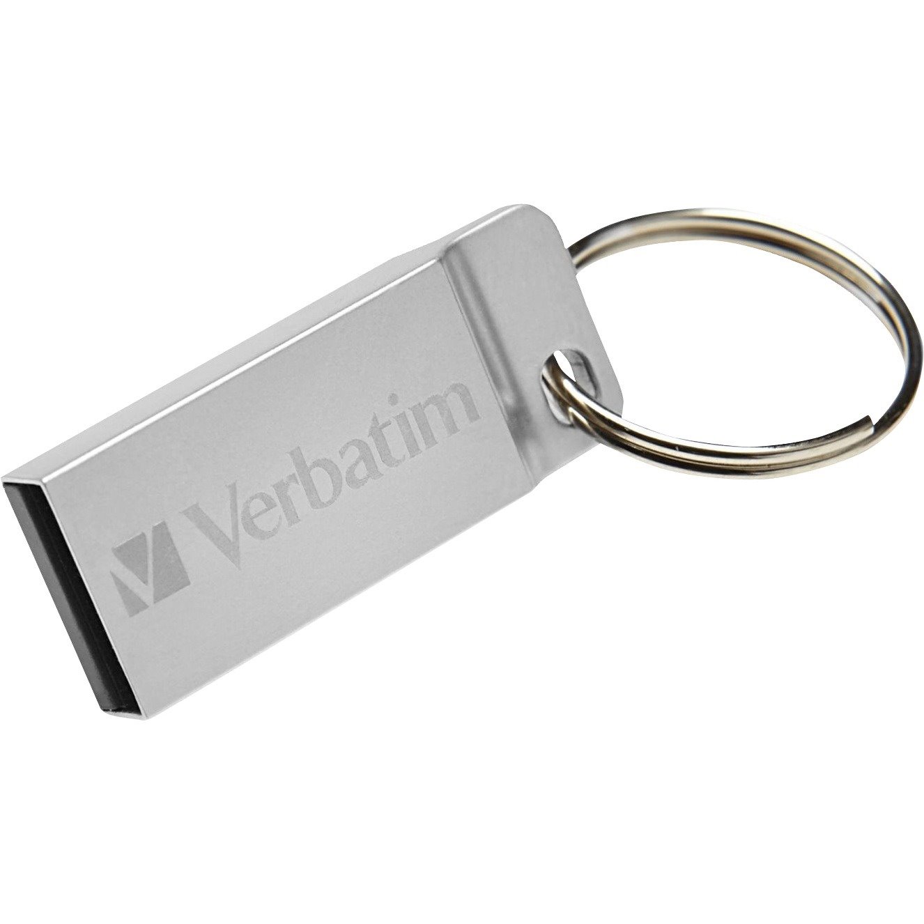 Verbatim Metal Executive 16 GB USB 2.0 Flash Drive - Silver - TAA Compliant