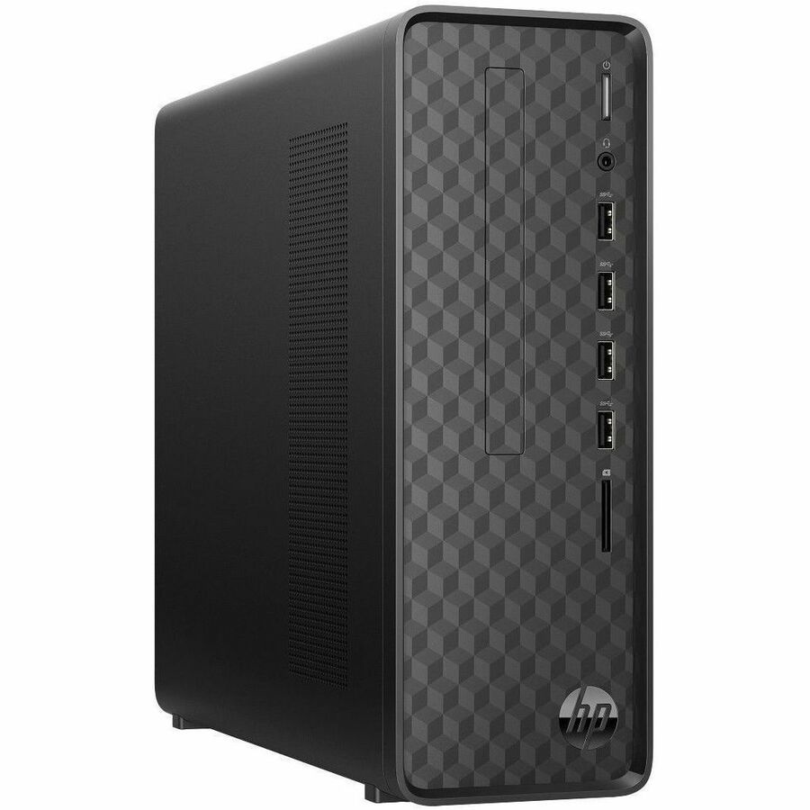 HP Slim S01-pF2009na Desktop Computer - Intel Core i5 12th Gen i5-12400 - 8 GB - 256 GB SSD - Tower - Jack Black