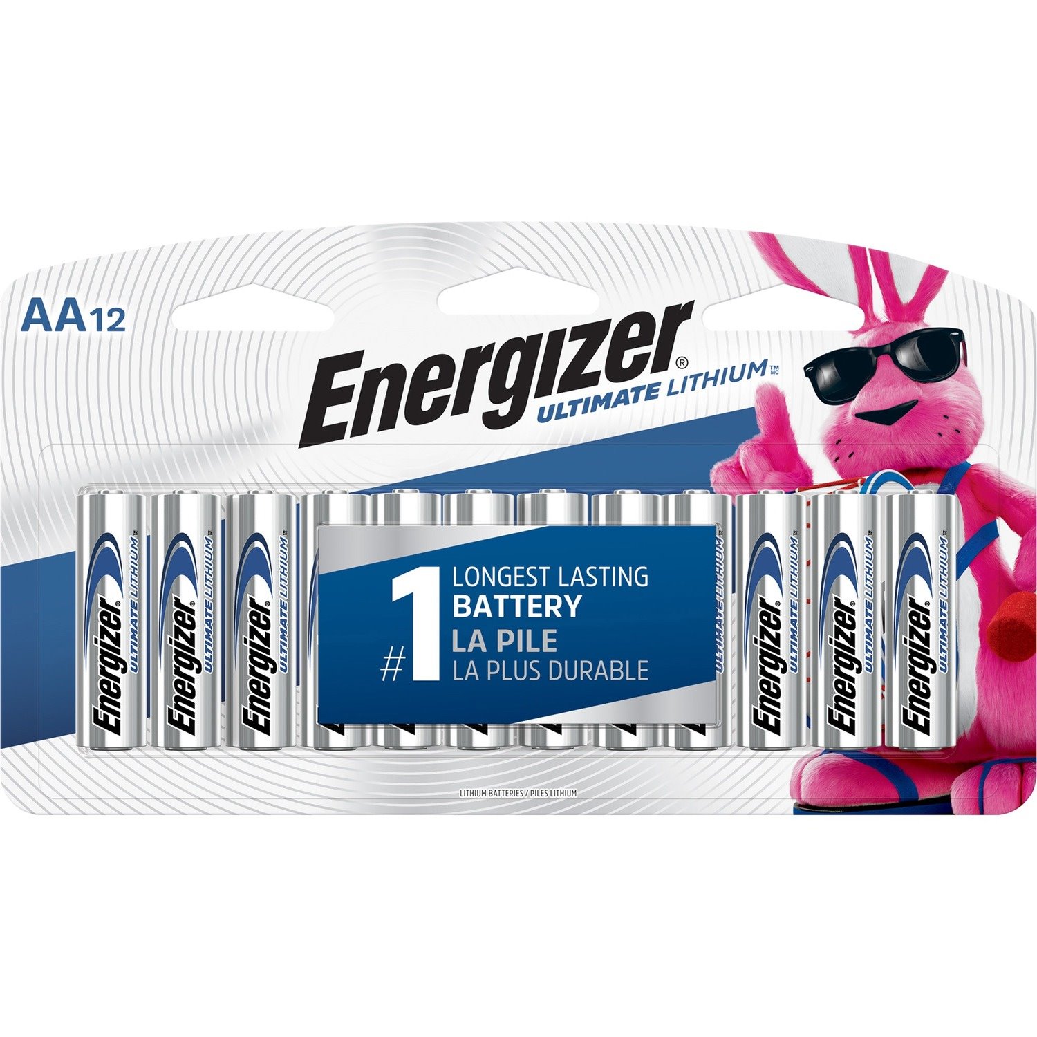 Energizer Ultimate Lithium AA Batteries, 12 Pack