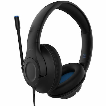Belkin SoundForm Inspire Wired Over-the-ear, Over-the-head Stereo Headset - Black