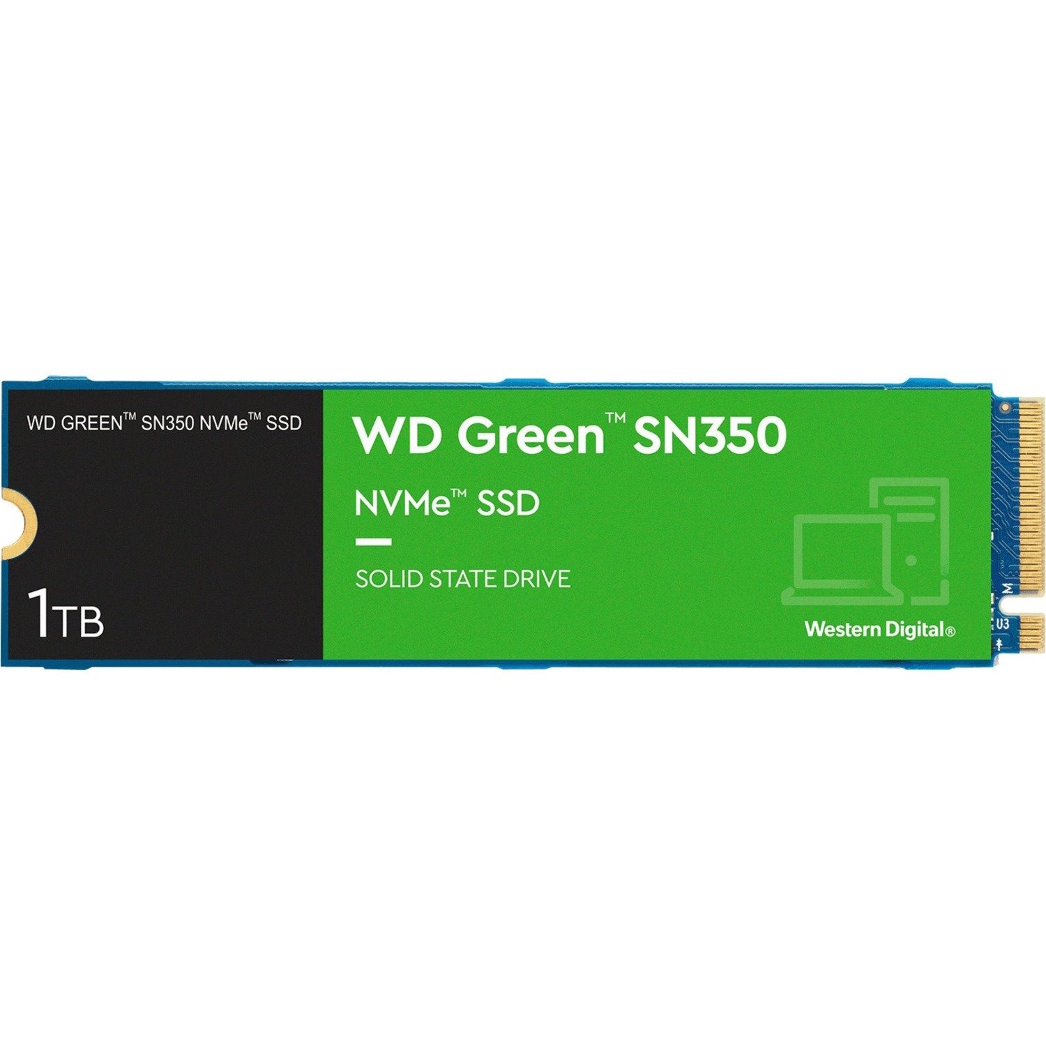 WD Green SN350 WDS100T3G0C 1TB Solid State Drive - M.2 2280 Internal - PCI Express NVMe (PCI Express NVMe 3.0 x4)