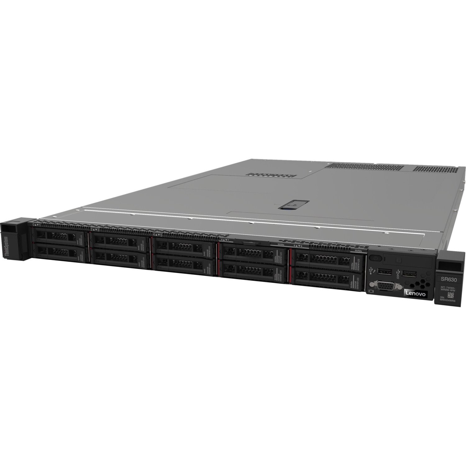 Lenovo ThinkSystem SR630 7X02A0H9NA 1U Rack Server - 1 x Intel Xeon Gold 5218 2.30 GHz - 32 GB RAM - Serial ATA/600, 12Gb/s SAS Controller