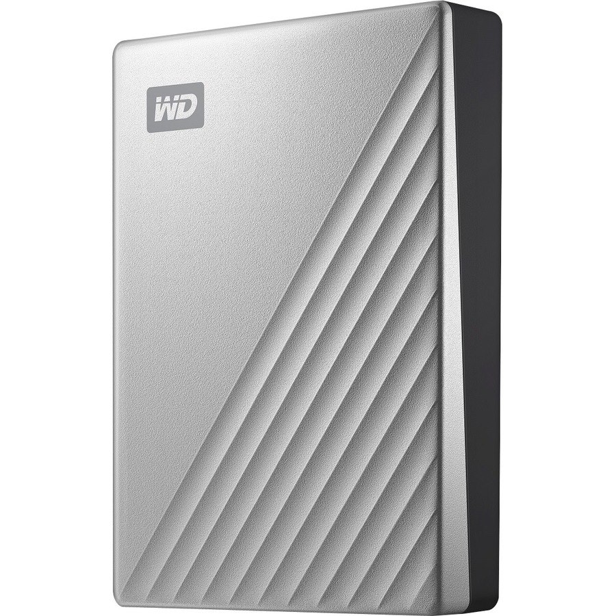 WD My Passport Ultra WDBFTM0040BSL 4 TB Portable Hard Drive - External - Silver