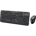 Adesso Wireless Desktop WKB-1320CB Keyboard & Mouse - English (US) - 1 Each