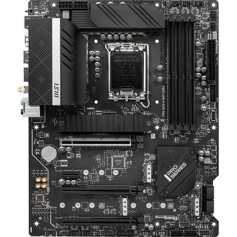 MSI Z690-A WIFI DDR4 Desktop Motherboard - Intel Z690 Chipset - Socket LGA-1700 - Intel Optane Memory Ready - ATX