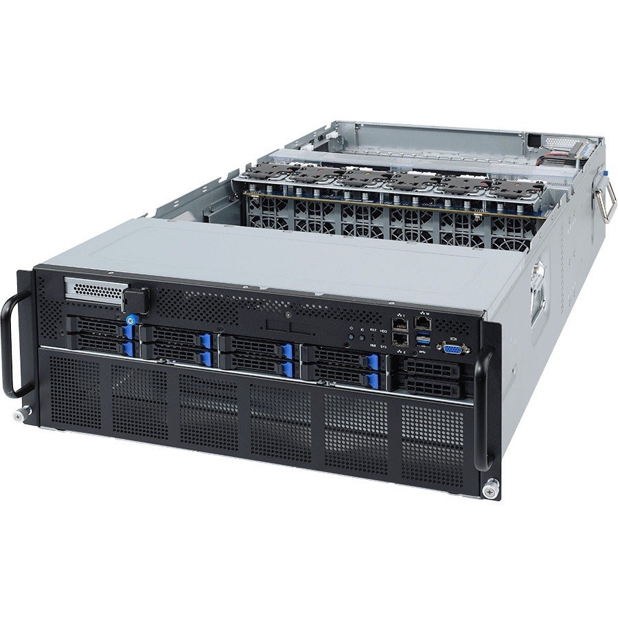 Gigabyte G482-Z52 Server Barebone System - 4U Rack-mountable - Socket SP3 - 2 x Processor Support