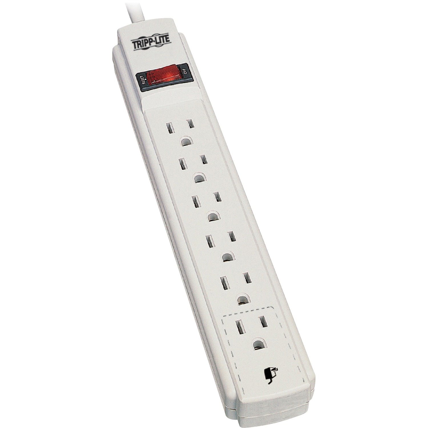 Tripp Lite by Eaton Power It! 6-Outlet Power Strip, 15 ft. (4.57 m) Cord