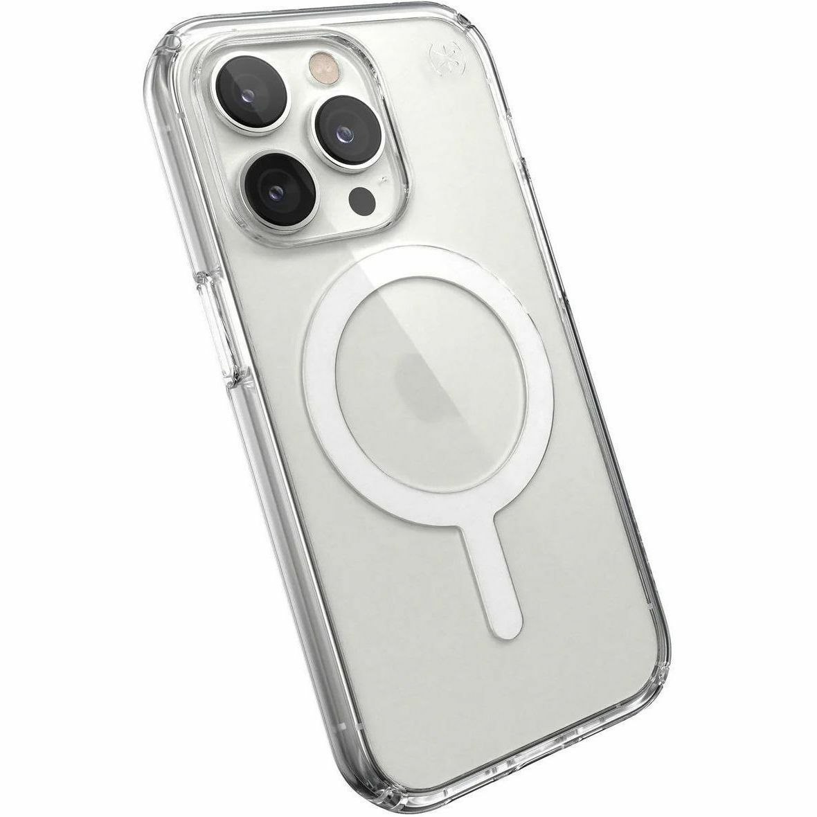 Speck PRESIDIO PERFECT-CLEAR Case for Apple iPhone 14 Pro Smartphone - Clear, White