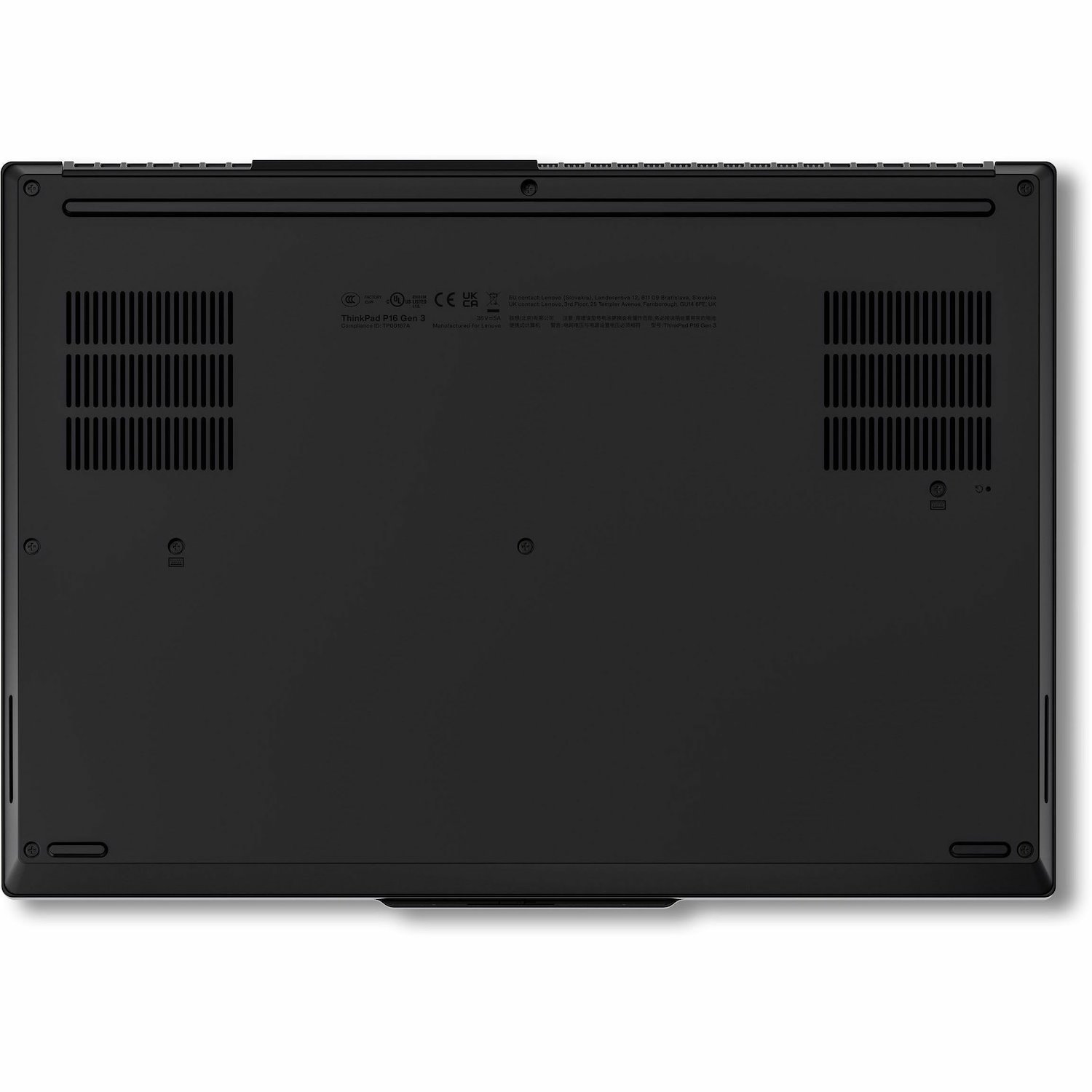 Lenovo ThinkPad P16 Gen 3 21RQ000SAU 16" Mobile Workstation - WQUXGA - Intel Core Ultra 7 265HX - vPro Technology - 64 GB - 2 TB SSD - English (US) Keyboard - Black