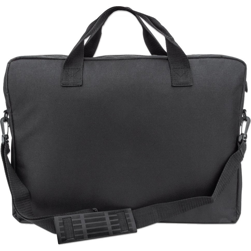 London Laptop Bag 17.3" , Top Loader, Black, LOW COST, Accessories Pocket, Shoulder Strap (removable), Notebook Case, Three Year Warranty