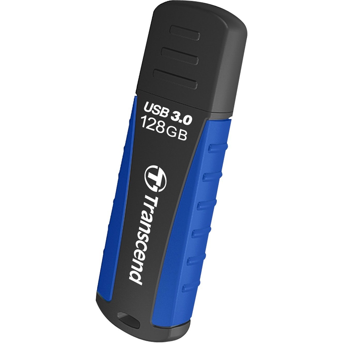 Transcend JetFlash 810 128 GB USB 3.0 Flash Drive - Black, Blue