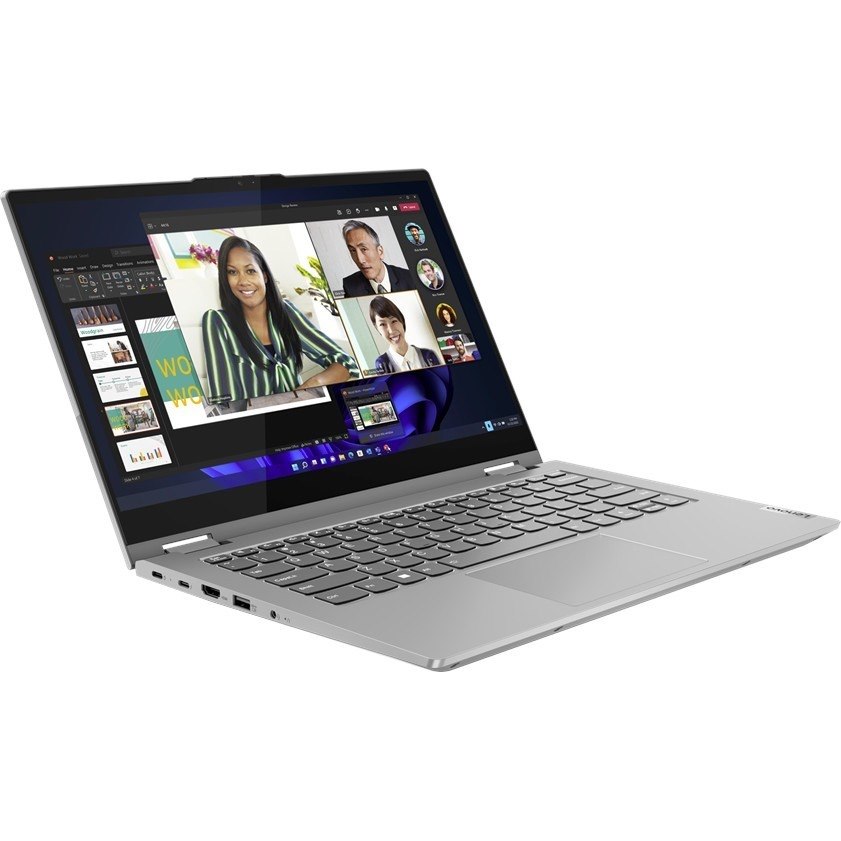 Lenovo ThinkBook 14s Yoga G2 IAP 21DM0029AU 14" Touchscreen Convertible 2 in 1 Notebook - Full HD - Intel Core i5 12th Gen i5-1235U - 16 GB - 256 GB SSD - English Keyboard - Mineral Gray