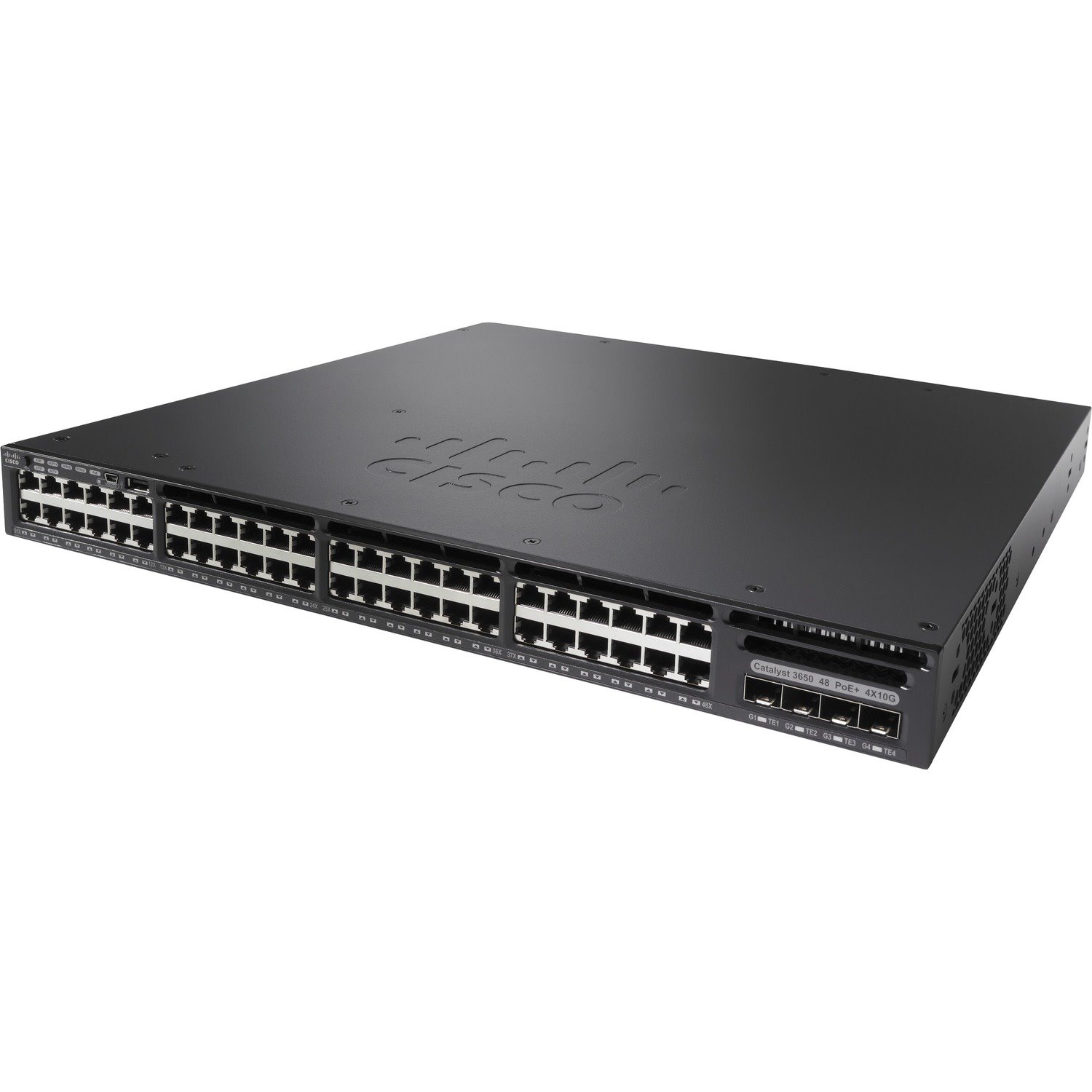 Cisco Catalyst 3650 3650-48T 48 Ports Manageable Layer 3 Switch - 10/100/1000Base-T - Refurbished