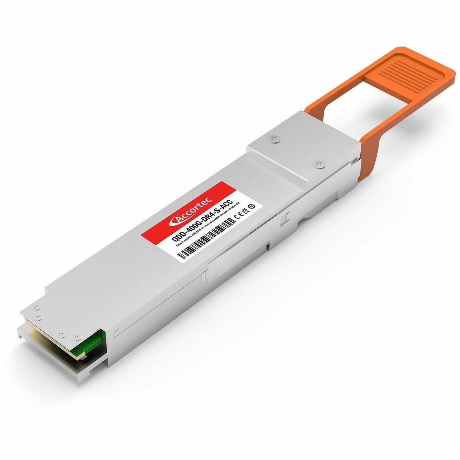 Accortec 400G QSFP-DD Transceiver, 400Gbase-Dr4, Mpo-12 500M Parallel SMF Cisco Compatibl
