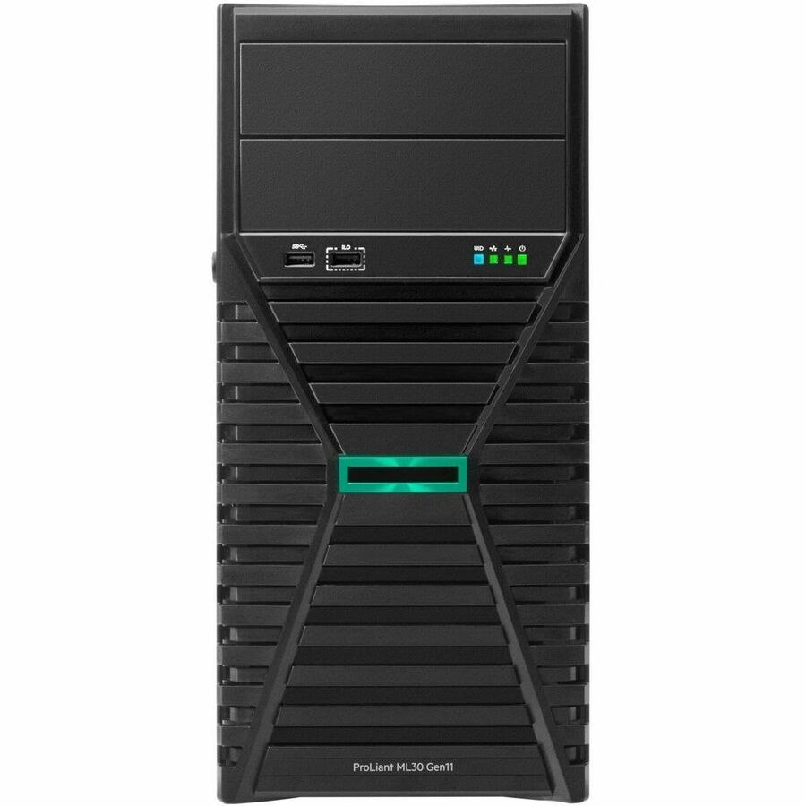 HPE ProLiant ML30 G11 4U Tower Server - 1 Xeon E-2414 2.60 GHz - 16 GB RAM - Serial ATA Controller