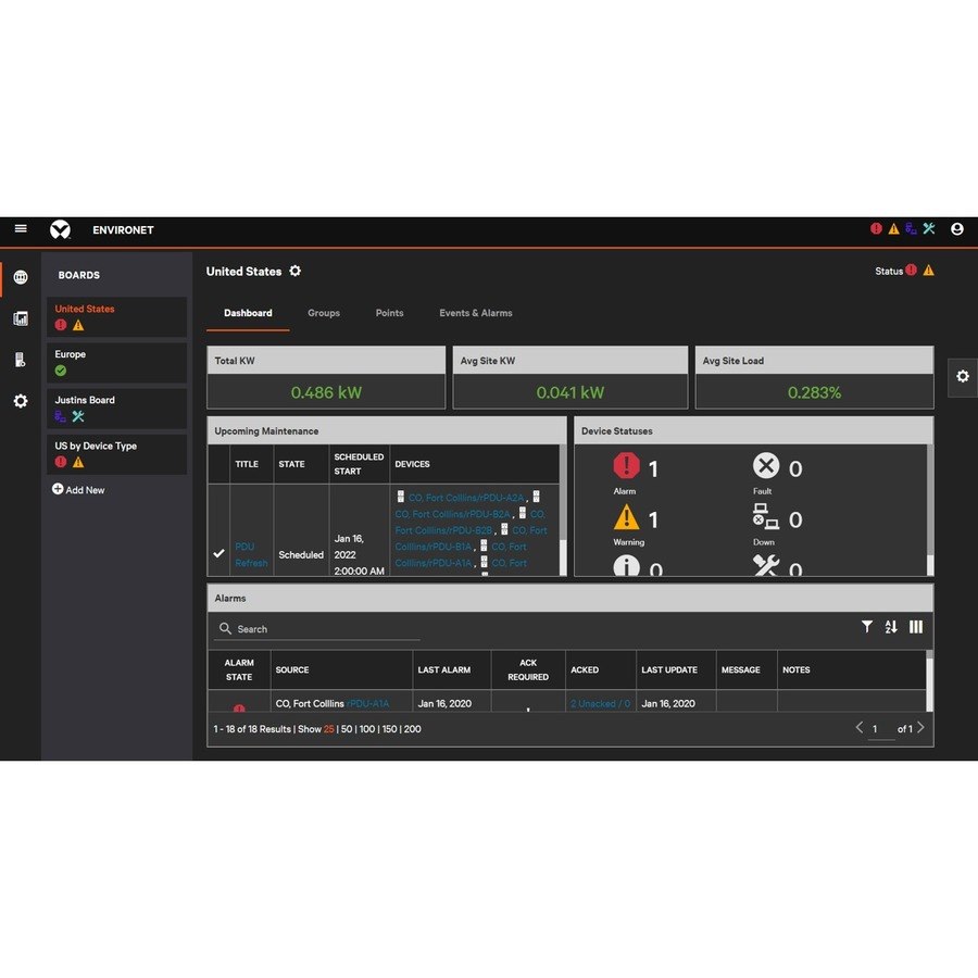 Vertiv Environet Alert Data Center Monitoring 25 Device License