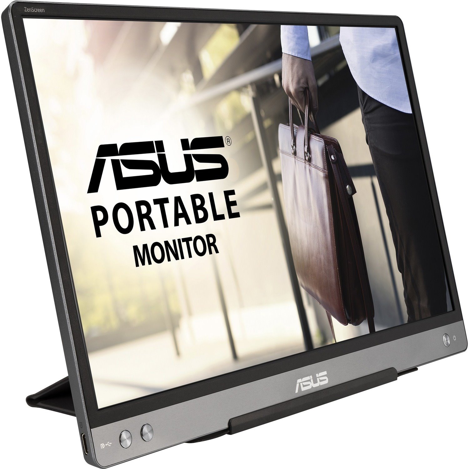 Asus ZenScreen MB14AC 14" Class Full HD LCD Monitor - 16:9 - Dark Gray