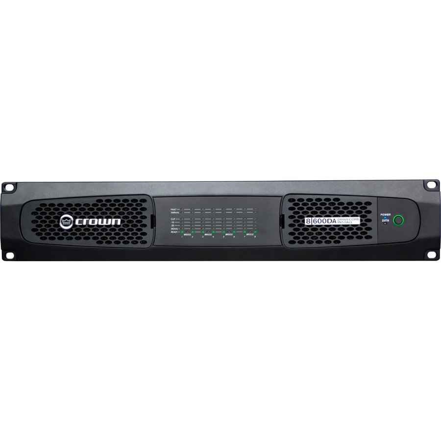 Crown DriveCore Install 8|600DA Amplifier - 4800 W RMS - 8 Channel