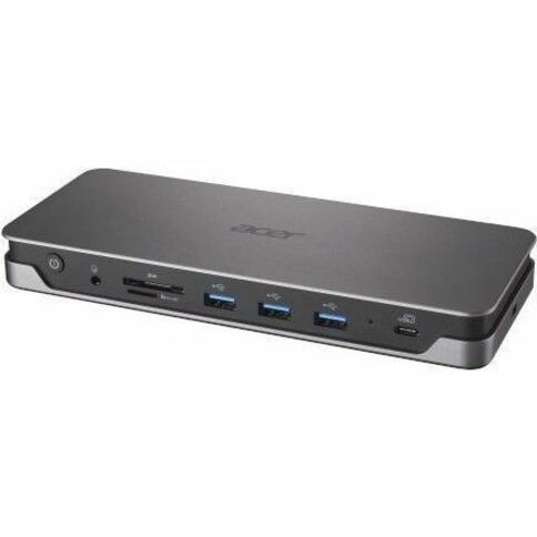 Acer ADK230 USB 3.1 Type C Docking Station for Monitor, Notebook - Charging Capability - Memory Card Reader - SD - 100 W - Space Gray
