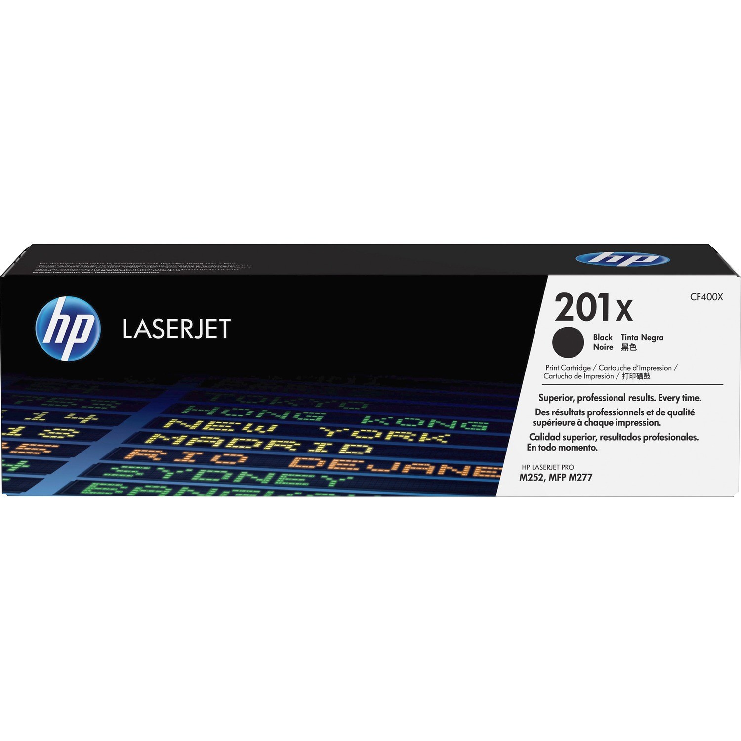 HP 201X BLACK TONER - HIGH YIELD - APPROX 6.5K PAGES - M252, M277 COMPATIBLE