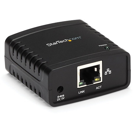 StarTech.com 10/100Mbps Ethernet to USB 2.0 Network LPR Print Server