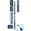 Eaton Tripp Lite Series 14.5kW 200-240V 3PH Monitored PDU - LX Interface, Gigabit, 48 Outlets, IEC-309 60A Blue Input, LCD, 1.8 m Cord, 0U 1.8 m Height, TAA